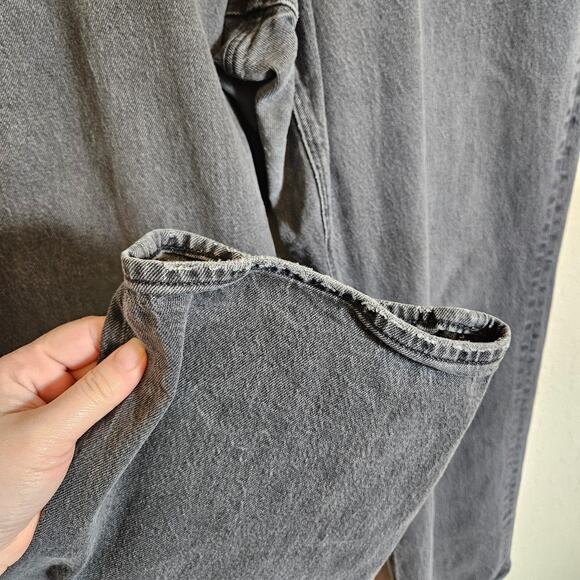 American Eagle High Rise Relaxed Straight Jeans Plus Size 18 Casual Neutral - Picture 4 of 13